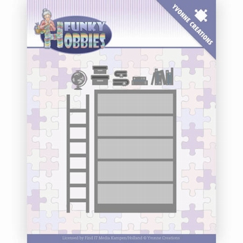 Yvonne Creations Die Funky Hobbies - Bookcase YCD10228*