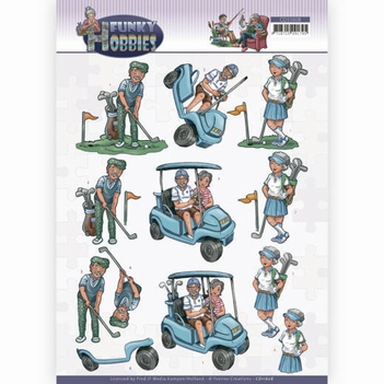Yvonne Creations knipvel Funky Hobbies - Golf CD11608