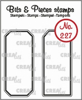 Crealies Clear Stamp Bits & Pieces Label & Tag CLBP227