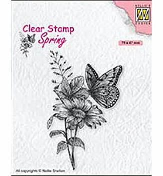 Nellie Snellen Clear Stamp Butterfly SPCS018