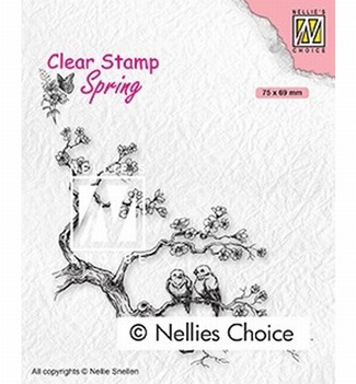 Nellie Snellen Clear Stamp Spring Lovers SPCS017