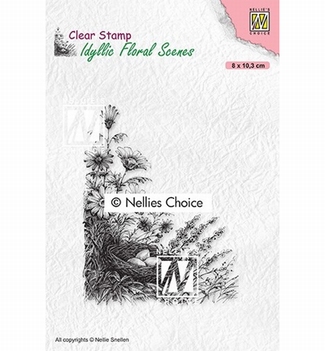 Nellie Snellen Clear Stamp Bird's Nest IFS032