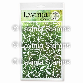 Lavinia Stencil Leaf Trails ST017