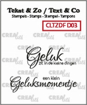 Crealies Clear Stamp Tekst en zo Duo Font Divers CLTZDFD03
