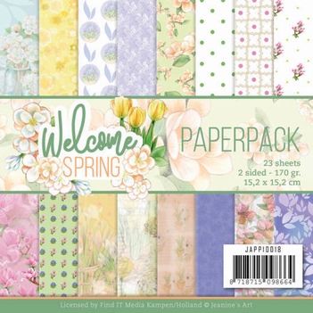 Jeanine's Art Papierblok Welcome Spring JAPP10018*