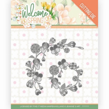 Jeanine's Art Snijmal Welcome Spring Garland JAD10115