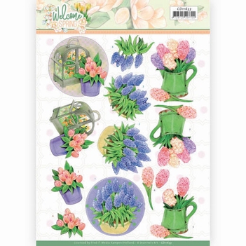 Jeanine's Art Knipvel Welcome Spring - Hyacinth CD11633