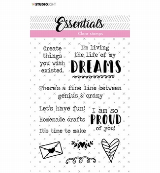 Studio Light Clear Stamp Essentials 520  STAMPSL520*