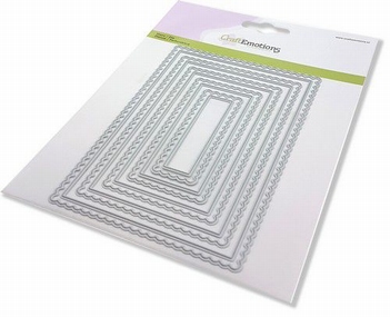 Craft Emotions Snijmal Big Nesting Die Rectangle 115633/0953