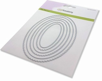 Craft Emotions Snijmal Big Nesting Die Oval 115633/0954*