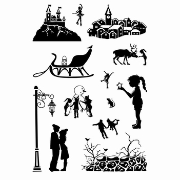 Card-io Clear Stamp Snowy Outlook CDCCSTSNO-02