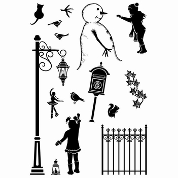 Card-io Clear Stamp Lamplight CCSTLAM-01