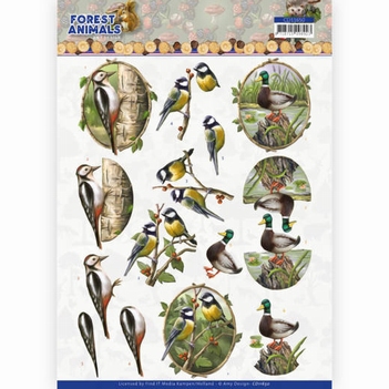 Amy Design knipvel Forest Animals - Woodpacker CD11650