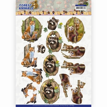 Amy Design knipvel Forest Animals - Fox CD11647