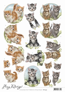 Amy Design knipvel Cats CD11457