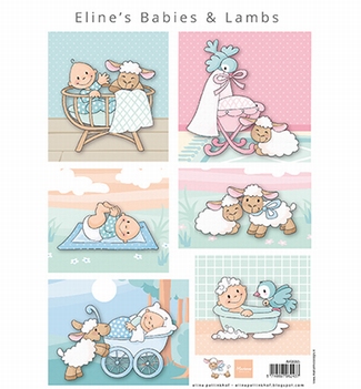 Marianne Design Knipvel Eline's Babies & Lambs AK0085