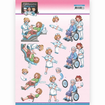 Yvonne Creations knipvel Bubbly Girls Nurse CD11664
