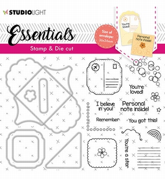 Studio Light Clear Stamp & Die Cut Essentials BASICSDC58*
