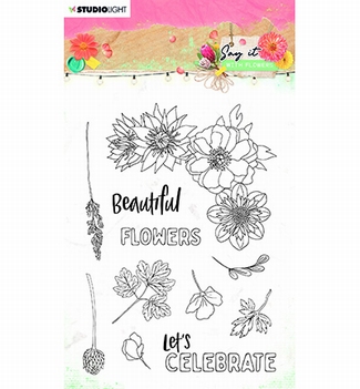 Studio Light Clear Stamp Say it with Flowers SL-SWF-STAMP526
