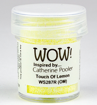 WOW Embossing Poeder Glitter Touch of Lemon WS287R