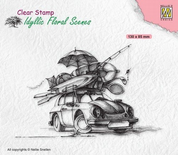 Nellie Snellen Clear Stamp Summer Vacation IFS038