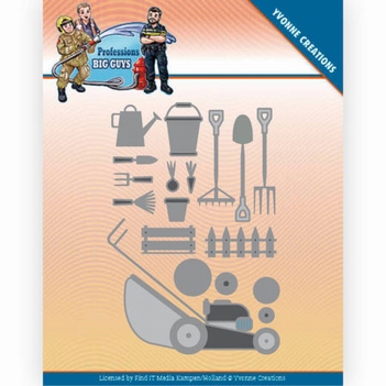 Yvonne Creations Die Big Guys - Gardening YCD10240*