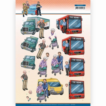 Yvonne Creations knipvel Big Guys Bus Driver CD11671