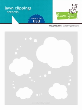 Lawn Fawn Thought Bubble Stencil LF2577