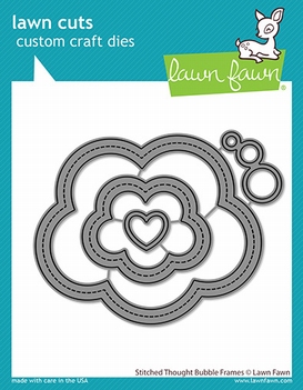 Lawn Fawn Snijmal Stitched Thought Bubble Frames LF2575