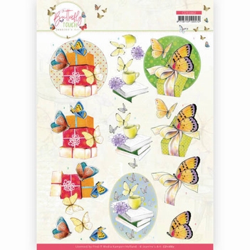 Jeanine's Art Knipvel Butterfly Touch - Yellow CD11662