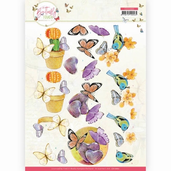 Jeanine's Art Knipvel Butterfly Touch - Orange CD11660
