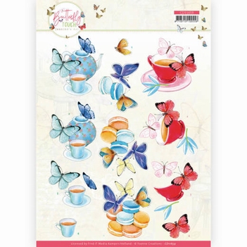 Jeanine's Art Knipvel Butterfly Touch - Blue CD11659