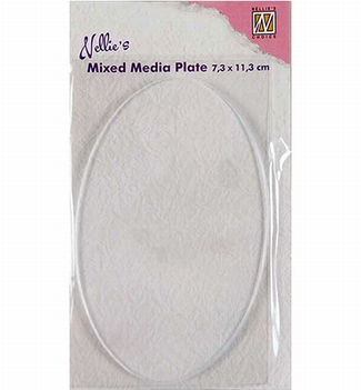 Nellie Snellen Mixed Media Plate Oval NMMP004