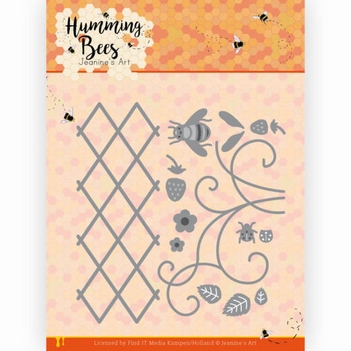 Jeanine's Art Snijmal Humming Bees - Trellis JAD10128*