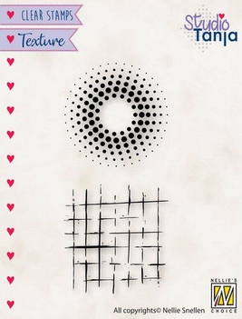 Nellie Snellen Texture Clear Stamp Dots & Lines TXCS024