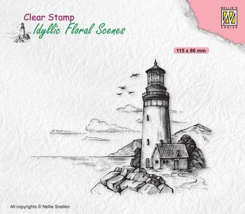 Nellie Snellen Clear Stamp Light House IFS040