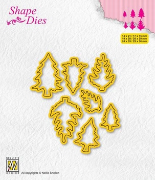 Nellie Snellen Shape Die Mini Pinetrees 1   SD210*