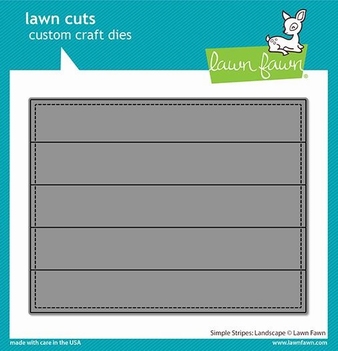 Lawn Fawn Snijmal Simple Stripes Landscape LF2621