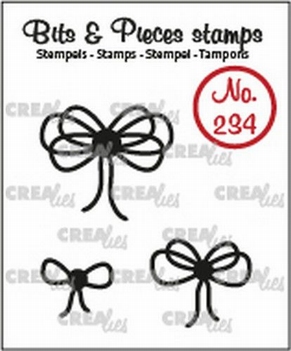 Crealies Clear Stamp Bits & Pieces Bows CLBP234