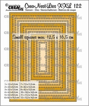 Crea-Nest-Lies set Snijmal Rectangles & Squares CLNestXXL122