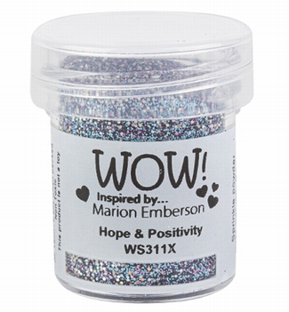 WOW Embossing Poeder Glitter Hope & Positivity WS311X