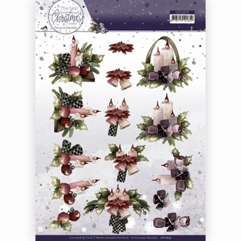 Precious Marieke knipvel Best Ever - Flower & Candle CD11679