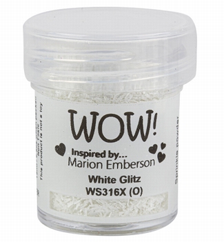 WOW Embossing Poeder Glitter white Glitz WS316X