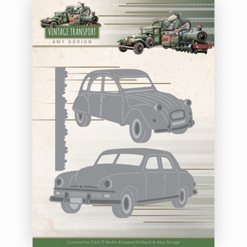 Amy Design Snijmal Vintage Transport - Cars ADD10250