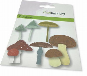 Craft Emotions Snijmal Mushroom Mix 115633/0451*