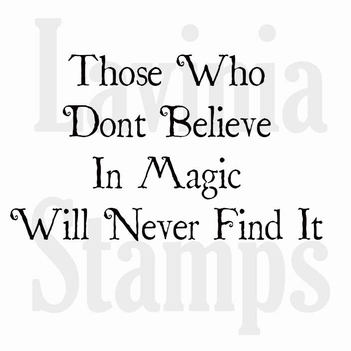 Lavinia Clear Stamp Believe in Magic LAV344
