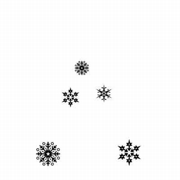 Lavinia Clear Stamp Snowflakes LAV206