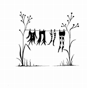 Lavinia Clear Stamp Fairy Washing Line LAV205