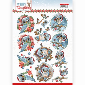 Yvonne Creations knipvel Wintery - Owl CD11710