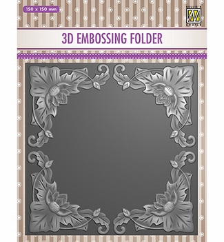 Nellie Snellen 3D Embossing Folder Exotic Flower EF3D028